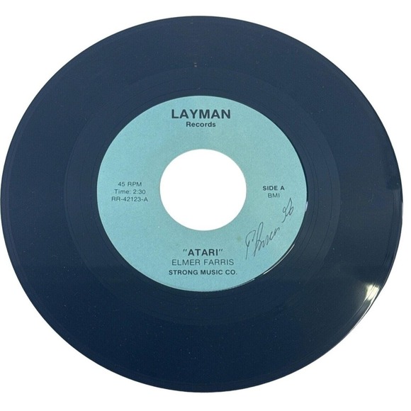 Layman Records Other - Elmer Farris Atari Love 45 RPM Vinyl Record Layman Records RR-42123 7" Single